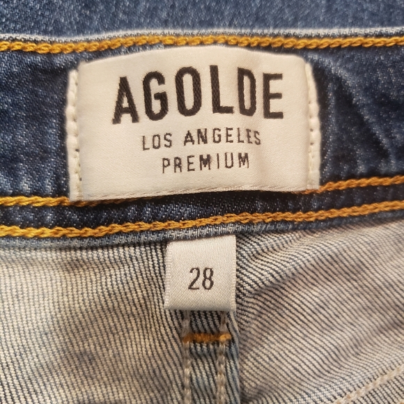 Agolde Roxanne Super High Rise Skinny Jeans - Picture 11 of 13